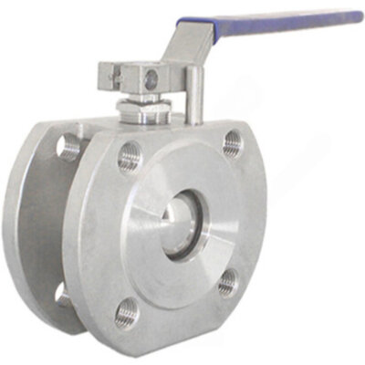 Кран шаровой Benarmo 4210RA DN 32 PN 40 нерж SS304 межфланцевый неполнопроходный под электропривод с рукояткой