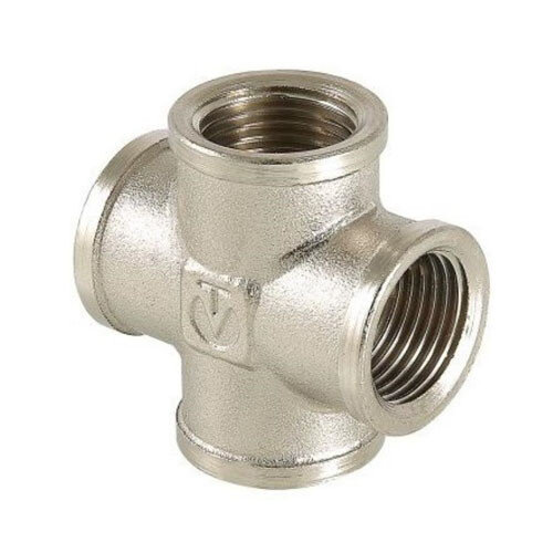 Крестовина VALFEX VF.760 ВР 3/4" Ду 20 Ру 40 никелированная латунная