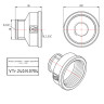 Латунная муфта VALTEC 1 1/4" х 1/2" переходная VTr.240.N.0704 4