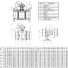 Кран шаровой Danfoss JiP Full Bore FF WG DN 300 PN 25 стальной полнопроходный фланцевый с ручным редуктором 2