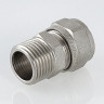 Переходник VALTEC VTm.301 НР 3/4" DN 16x20 PN 10 латунный никелированный 4