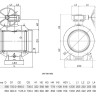Кран шаровой Vexve 104/GS800 DN 800 PN 25 стальной стандартнопроходный под приварку для жидкости, с ручным редуктором 2