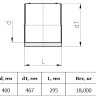 Муфта э/с Georg Fischer GF 400 мм SDR 17 для ПЭ труб 753911805 2