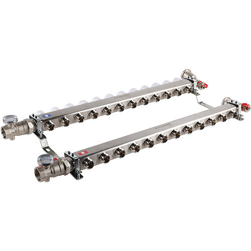 Коллектор ROMMER в сборе без расходомеров 12 выходов