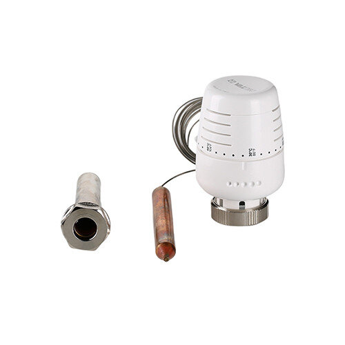 Головка термостатическая VALTEC VT.5011.0.0 М30х1,5 с выносным погружным датчиком температуры
