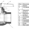 Кран шаровый VALTEC VTp.743 DN 63 PN 25 полипропиленовый 2