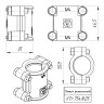 Латунный хомут VALTEC 3/4" ремонтный VTr.754.N.05 5