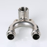 Водорозетка VALTEC VTi.954.DI ВР 1/2" DN 15 PN 16 проходная нержавеющая сталь 3