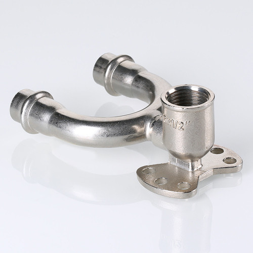 Водорозетка VALTEC VTi.954.DI ВР 1/2" DN 15 PN 16 проходная нержавеющая сталь 4