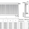 Радиатор панельный Royal Thermo VENTIL COMPACT VC33-200-2200 RAL9016 2