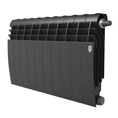 Радиатор биметаллический Royal Thermo BiLiner 350 VD (10 секций) Noir Sable