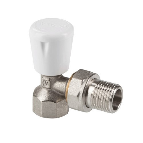 Клапан радиаторный Valtec VT.017 1/2" DN 15 PN 10 регулирующий угловой ручной 1