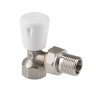 Клапан радиаторный Valtec VT.017 1/2" DN 15 PN 10 регулирующий угловой ручной 1