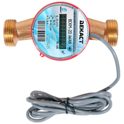 Электронный счетчик Декаст ВСКМ-20 iWAN RS холодной и горячей воды