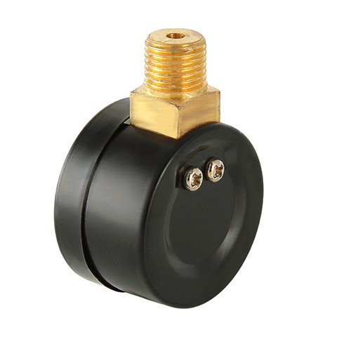 Манометр-индикатор VALTEC VT.TM40.VC.02 1/4'' (0…6 бар) Дкорп=40мм пружинный радиальный, верхнее подключение 6