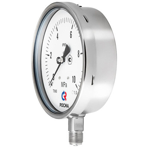 Мановакуумметр РОСМА ТМВ-621Р.00 (-0,1...1,5 МПа) Дкорп=150мм кл. 1,0 M20x1,5 коррозионностойкий виброустойчивый радиальный 00000000496