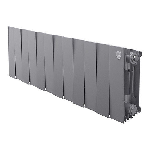 Радиатор биметаллический Royal Thermo PianoForte 200 (12 секций) Silver Satin 1