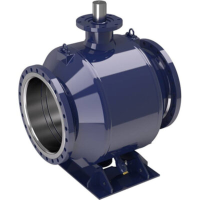 Кран шаровой NAVAL 28554205 DN 700 PN 16 стальной стандартнопроходный фланцевый