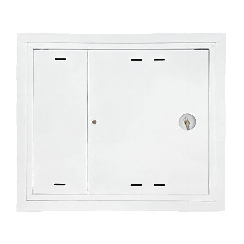 Шкаф пожарный ФАЭКС ШПК 315 ВЗБ универсальный "У" встроенный закрытый белый с замком