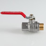 Кран шаровый VALTEC VT.415 ГОСТ Р 59553-2021 ВР-НР 1/2" DN 15 PN 40 никелированный латунный 5