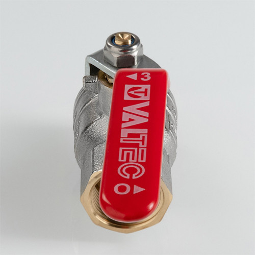 Кран шаровый VALTEC VT.415 ГОСТ Р 59553-2021 ВР-НР 1/2" DN 15 PN 40 никелированный латунный 3