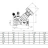 Клапан Cim 746 3/4" Ру 25 балансировочный Cimberio 2