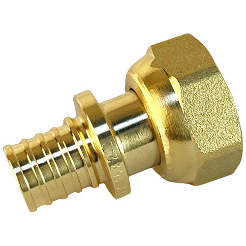 Соединитель надвижной VALFEX VF.422.AF ВР 3/4" Ду 20 Ру 16 с накидной гайкой, латунный