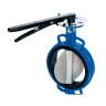 Затвор DENDOR 015W DN 65 PN 16 поворотный дисковый межфланцевый стальной с рукояткой 1