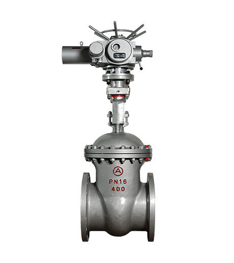 Задвижка 30нж941нж Ду200 Ру 16 с электроприводом нержавеющая
