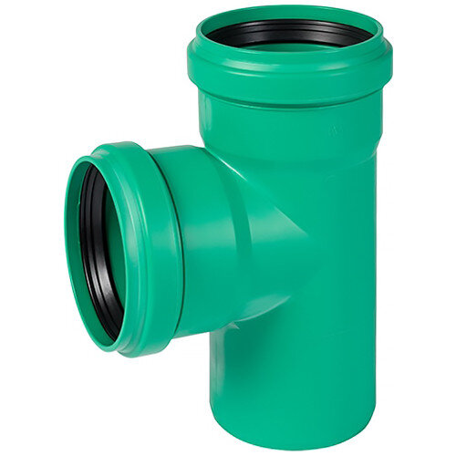 Тройник канализационный PP-MD Ostendorf KG2000EA DN 110/110х87° усиленный