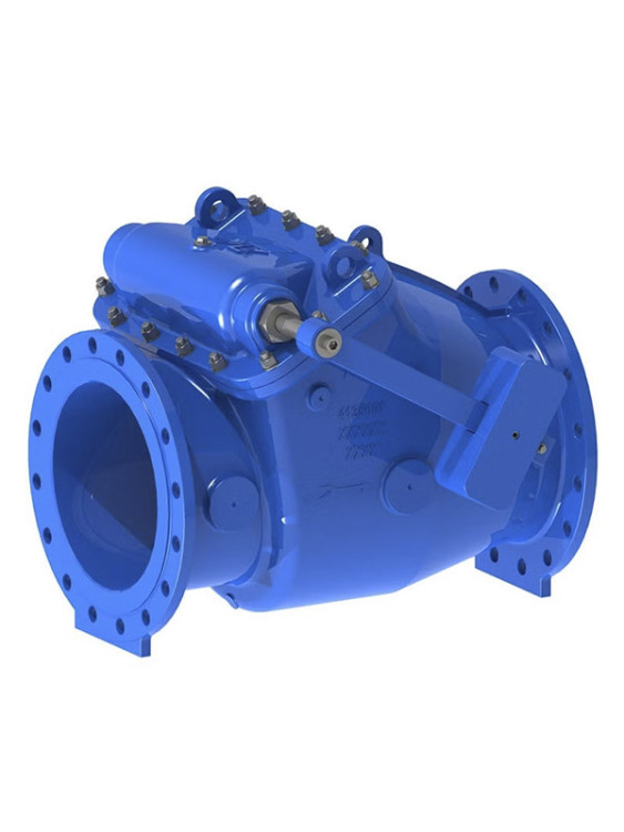 Клапан AVK 41/36 DN 350 PN 16 обратный поворотный с металлическим уплотнением фланцевый