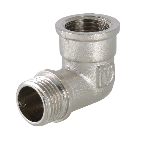 Латунный угольник VALTEC 1/4" резьбовой 90 с переходом на наружную резьбу VTr.092.N.0002