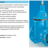Задвижка HAWLE 4041E2 System 2000 DN 150/160 PN 16 фланец-раструб клиновая чугунная с обрезиненным клином 2