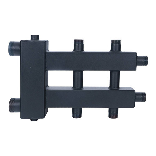 Коллектор распределительный ROMMER RDG-0018-024013 3-х контурный НР 1"x1 1/2" Ду 40 Ру 4 дублёр компакт с гидравлическим разделителем 2