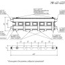 Коллектор распределительный GIDRUSS MK-60-4D.EPP 4-х контурный НР 1" Ду 25 Ру 6 модульный в термоизоляции 3
