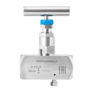 Игольчатый клапан одновентильный Росма SS-V4 0-40 Мпа NPT1/2" 00000040491