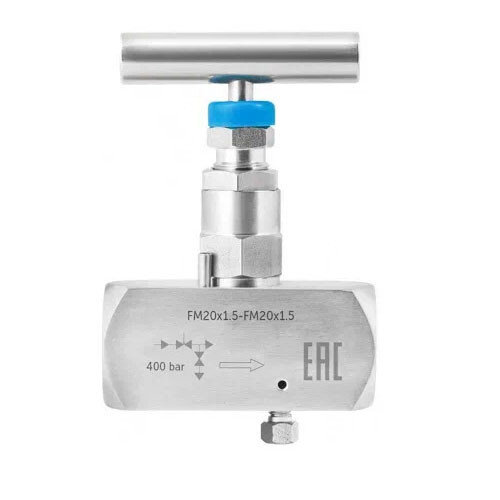 Игольчатый клапан одновентильный Росма SS-V4 0-40 Мпа NPT1/2" 00000040491