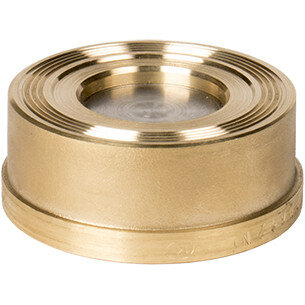 Клапан обратный пружинный ZETKAMA 275H Ду100 Ру16 латунный межфланцевый zCHE 275H100C50