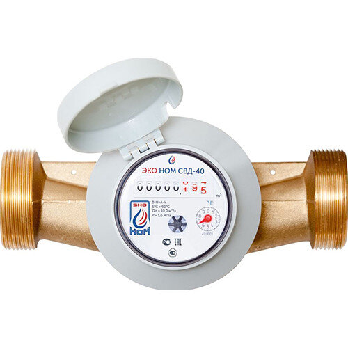 Счетчик воды ЭКО НОМ СВ Д-40 ДУ 40 РУ 16 универсальный одноструйный