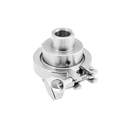 Разделитель сред кламп (Clamp) Ду 2'' в сборе с манометром ЭКОМЕРА МД90 Ду 100 мм Ру 0-1,6 МПа 1/2''