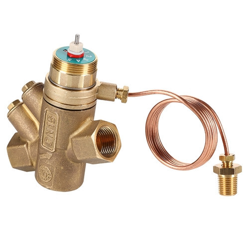 Автоматический регулятор перепада давления Valtec VT.043.GA 1" DN 25 PN 25 настраиваемый с регулирующим клапаном, 3-35 кПа 1