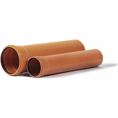 Труба НПВХ Хемкор 200х5,9х2000 SN8 канализационная, длина - 2 метра