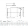 Кран шаровой БИВАЛ КШТ 11 DN 600 PN 25 C/C 2