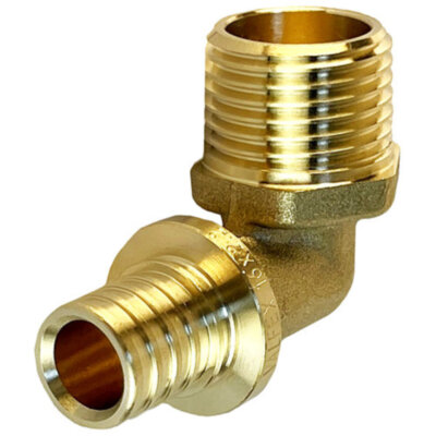 Угольник надвижной VALFEX VF.453.AF НР 1/2" Ду 16 Ру 16 переход на наружную резьбу, латунный