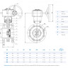 Затвор DENDOR 027F DN 100 PN 16 поворотный дисковый с тремя эксцентриситетами фланцевый стальной 2
