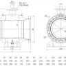 Кран шаровой NAVAL 28554205 DN 700 PN 16 стальной стандартнопроходный фланцевый 2