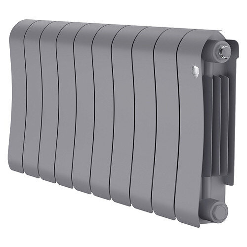 Радиатор биметаллический Royal Thermo Infinity 300 (10 cекций) Silver Satin