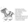 Клапан MVT-R Ду 32 Ру 16 балансировочный Ридан 3
