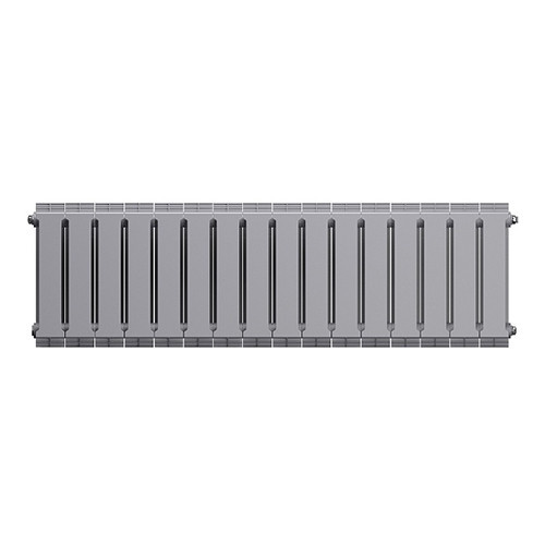 Радиатор биметаллический Royal Thermo PianoForte 300 (16 секций) Silver Satin 3