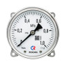 Манометр РОСМА ТМ2ж-520ТЭКТ (0...0,6 MПa) Дкорп=100мм кл. 1,5 2хM12х1,5 железнодорожный двухштуцерный без подсветки, эксцентрический УТ-00043274 1